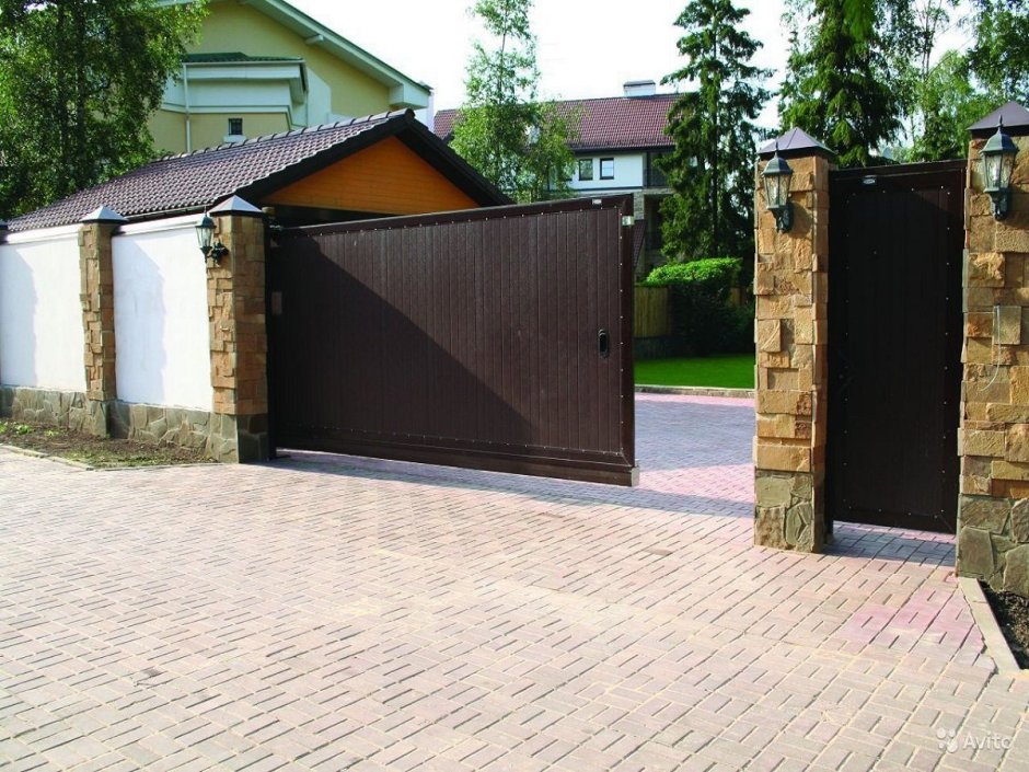 Ворота въездные откатные