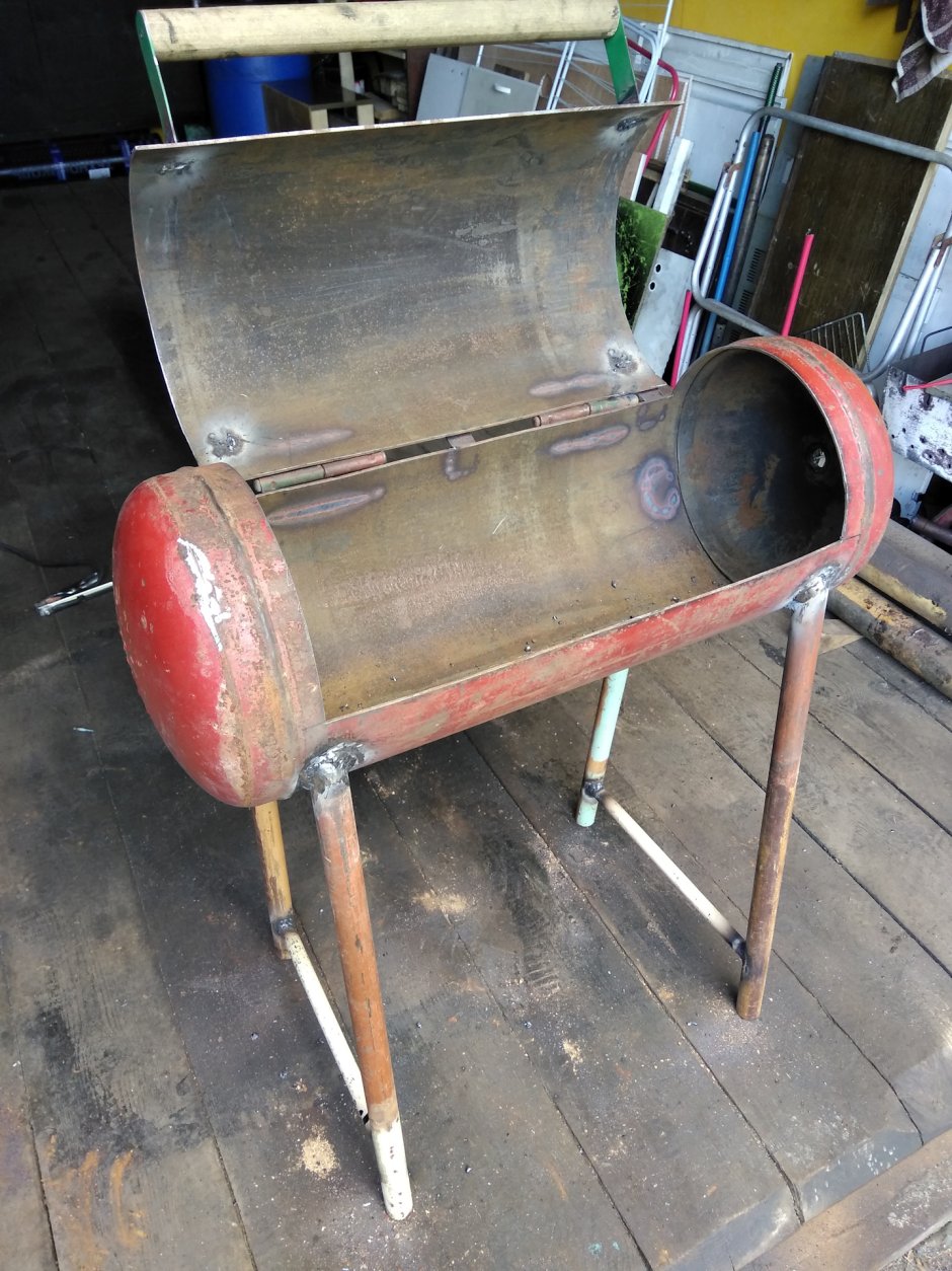 Ножки для мангала из газового баллона