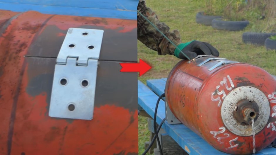 Самоделки из газового баллона 27 л