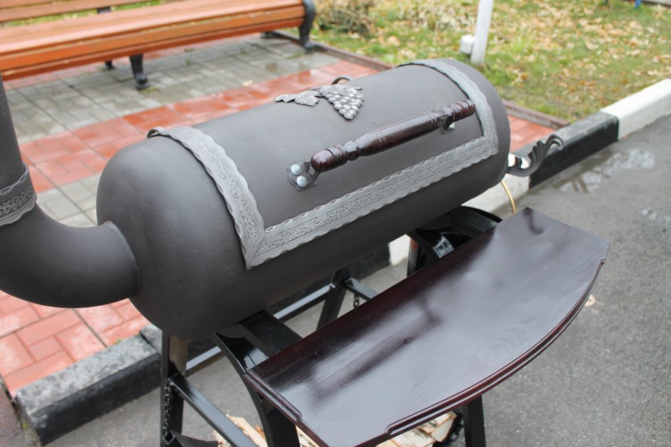 Мангал из газового баллона 27л