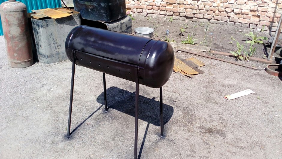 Мангал из баллона 27л