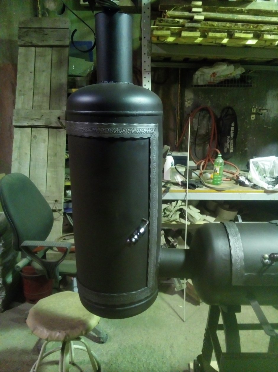 Коптилка из фрионового баллонов