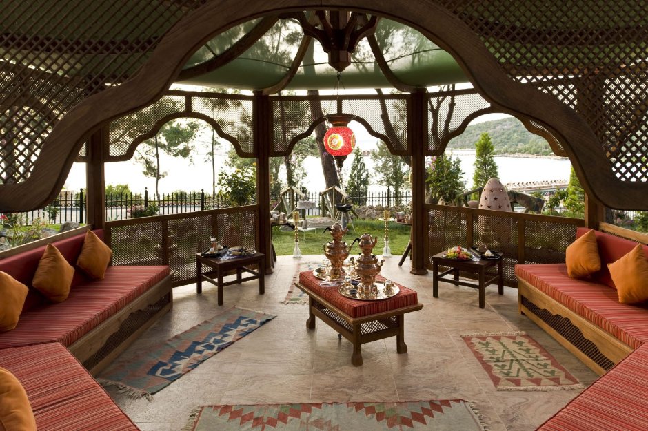 Пергола в Восточном стиле