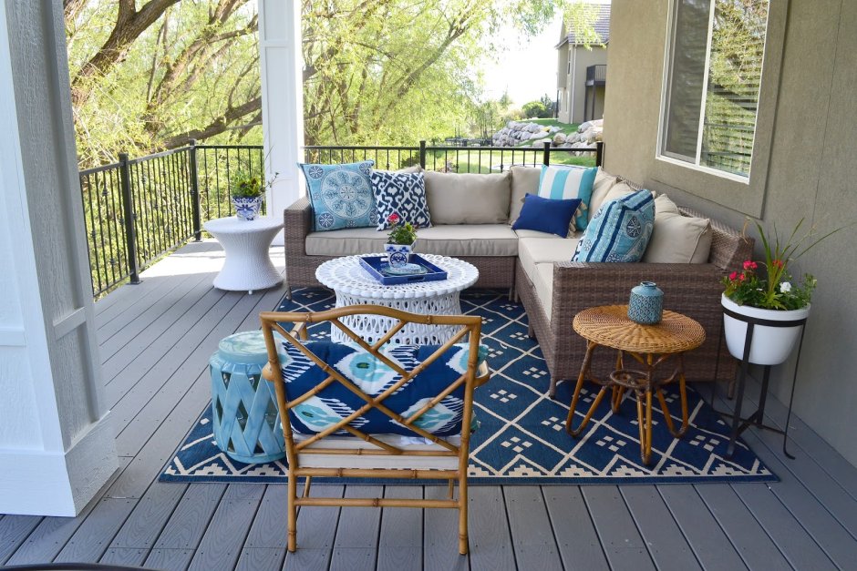 Веранда в марокканском стиле