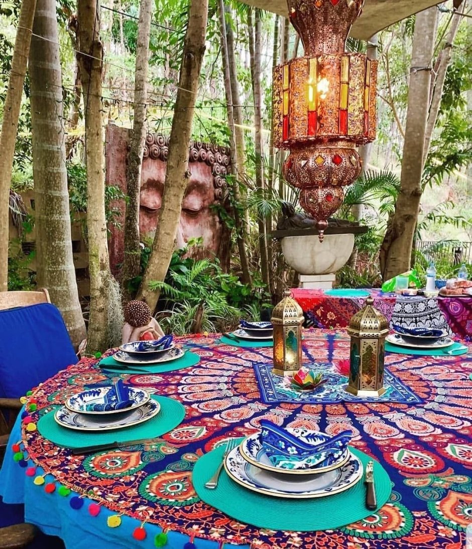 Веранда в марокканском стиле