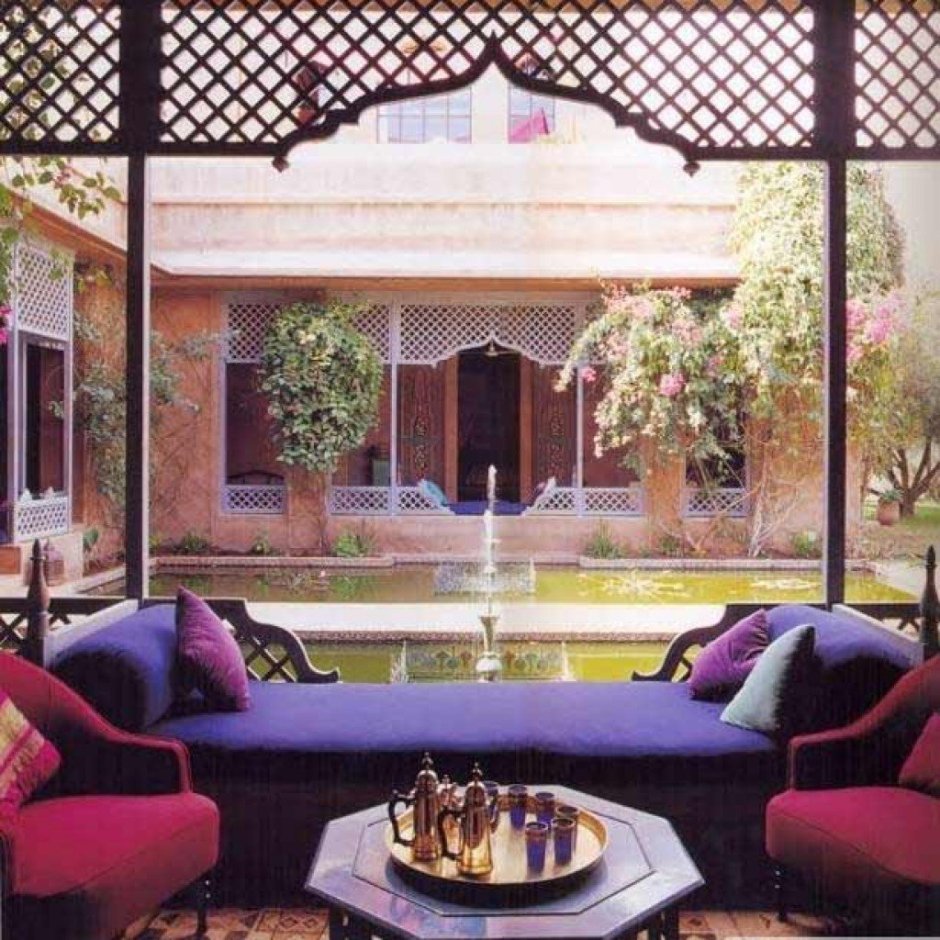 Терраса в марокканском стиле