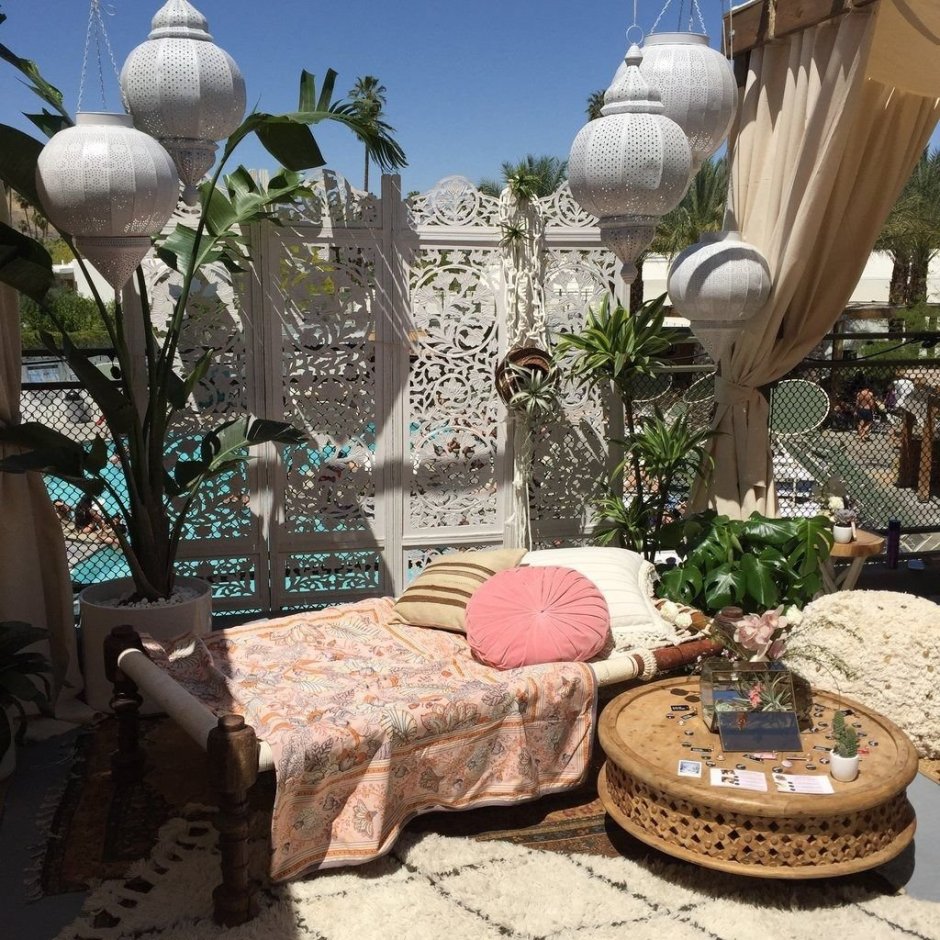 Веранда в марокканском стиле