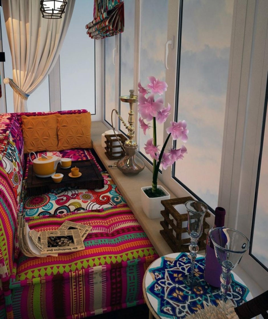 Веранда в восточном стиле