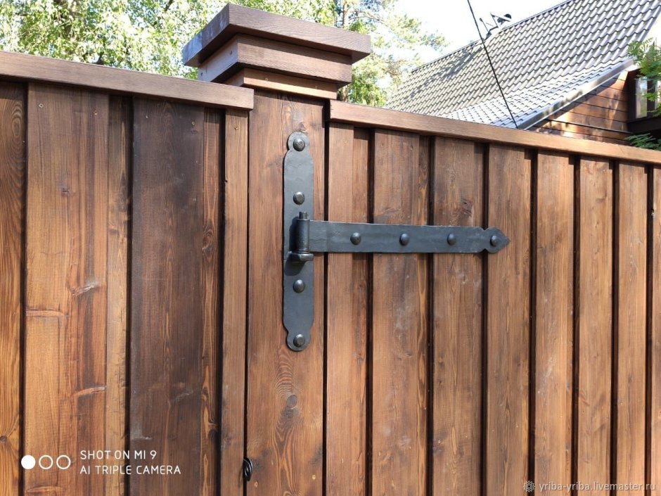 Ворота из планкена