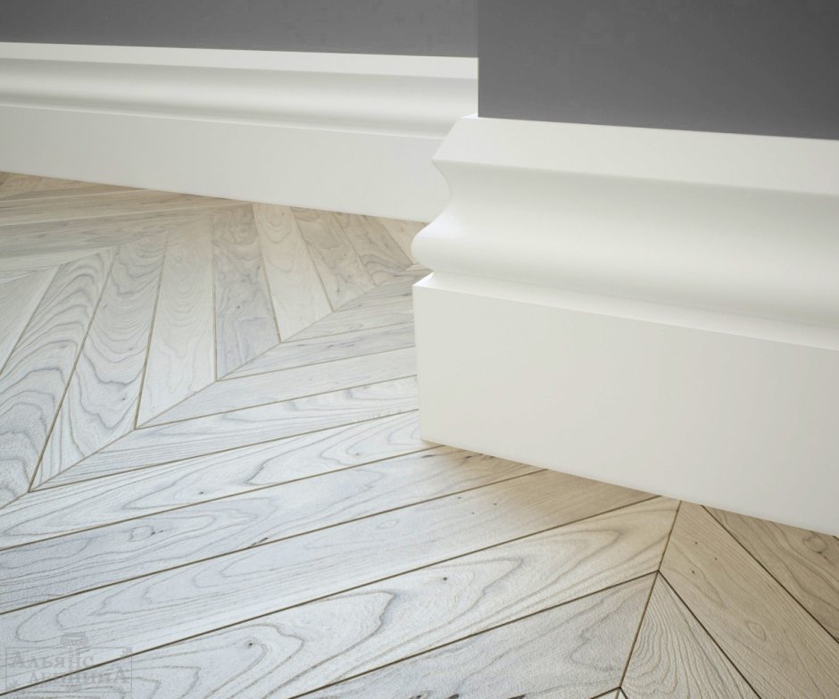 Алюминиевый плинтус Ликорн 14,5х104,6 мм с вставкой 12,5х80 мм