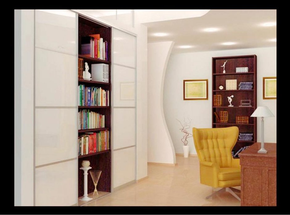 Стеллаж в нише