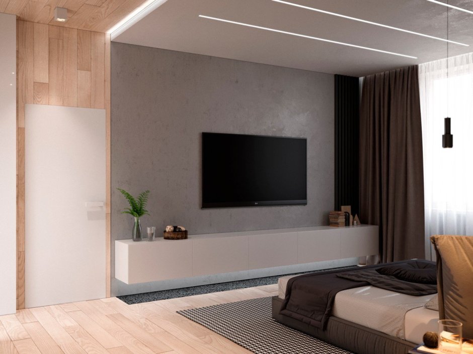 Телевизор в современном интерьере