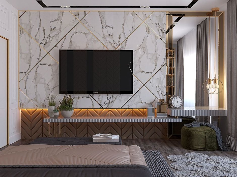 Телевизор в спальне