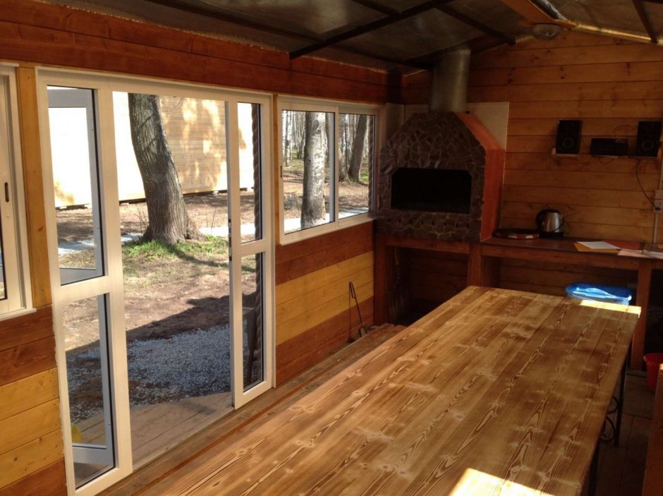 Беседка барбекю, газебо