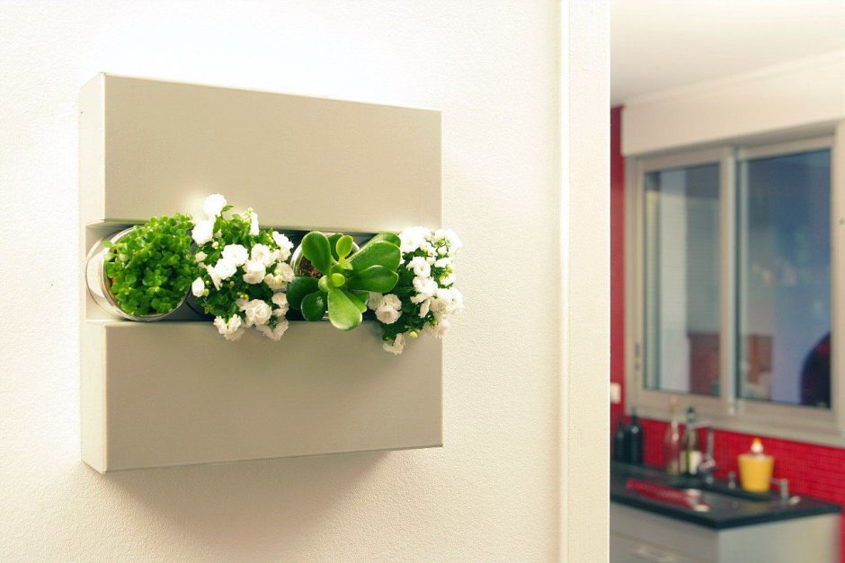 Декор искусственными цветами в квартире