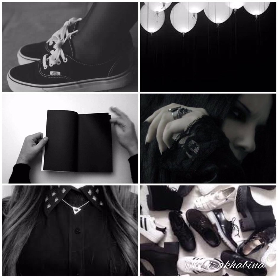 Чёрный цвет для эстетики