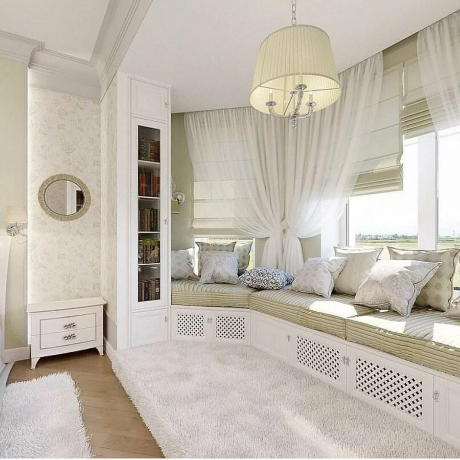 Спальня с эркером