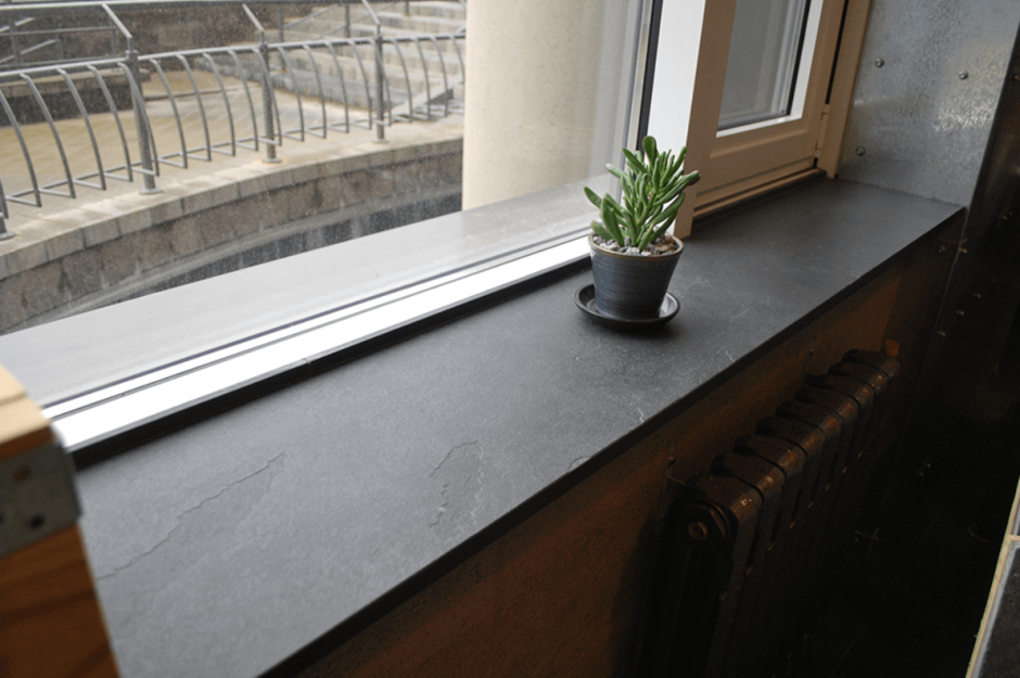 Подоконник из плитки34c