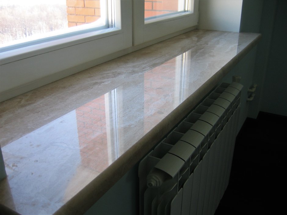 Подоконник и откосы из керамогранита