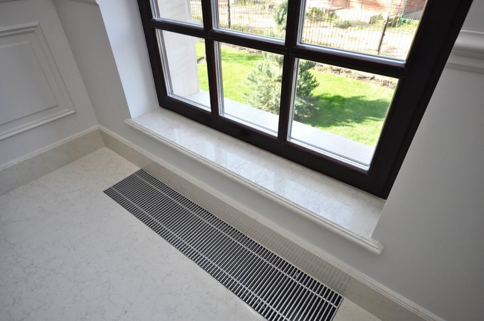 Отделка подоконников и откосов плиткой