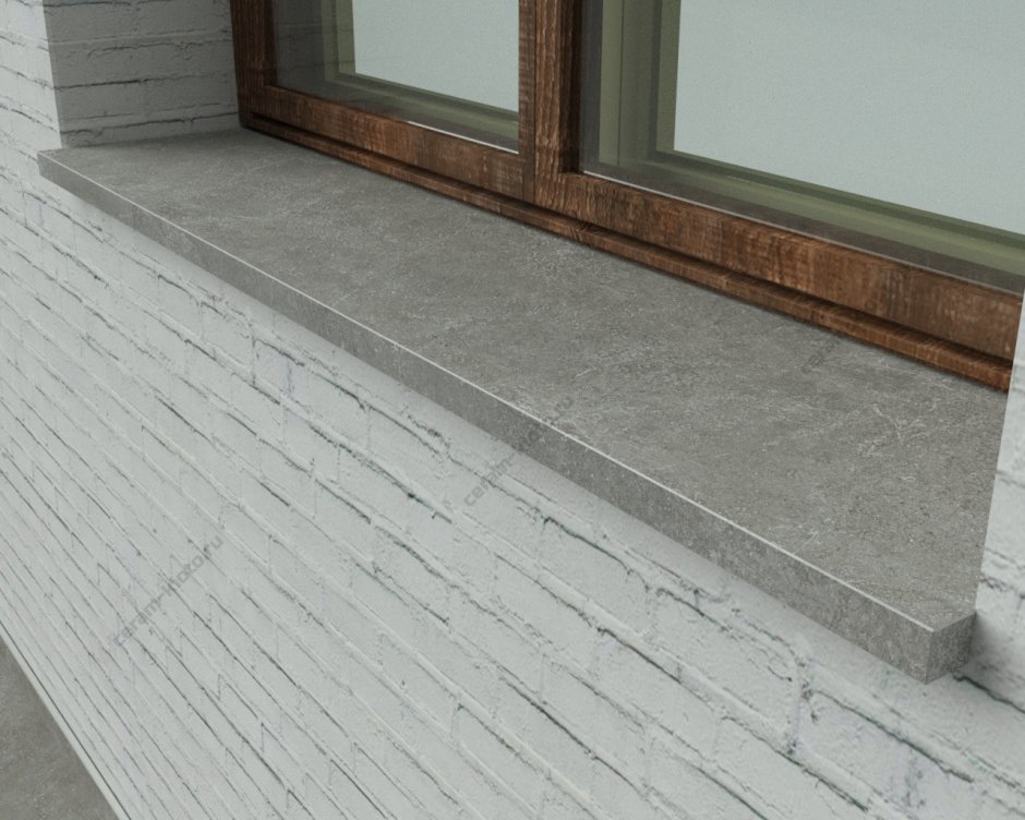 Откосы из плитки на окнах