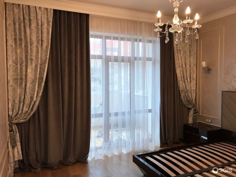 Белые шторы в интерьере