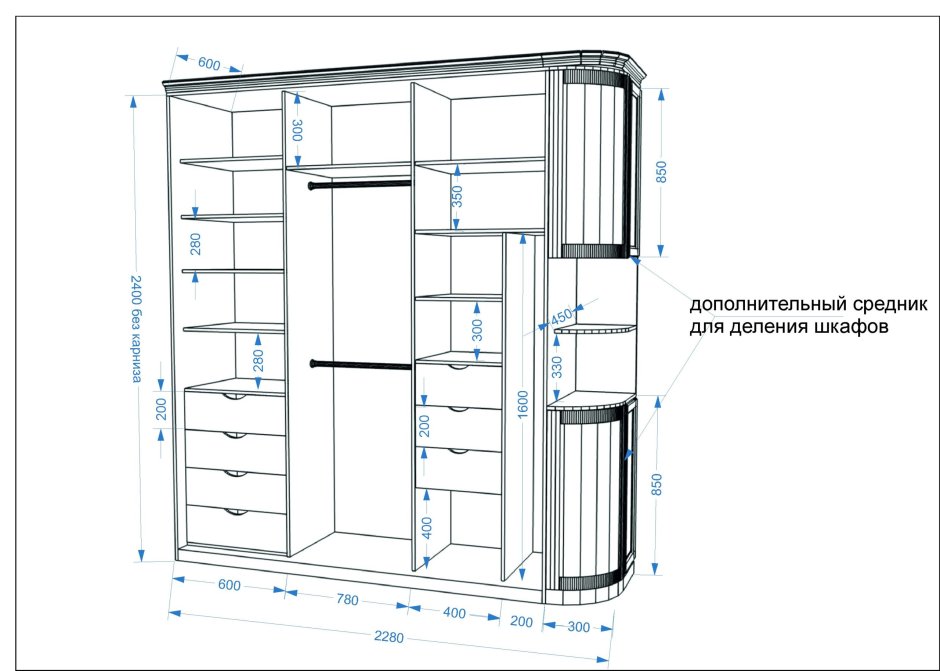 Нойферт эргономика шкаф