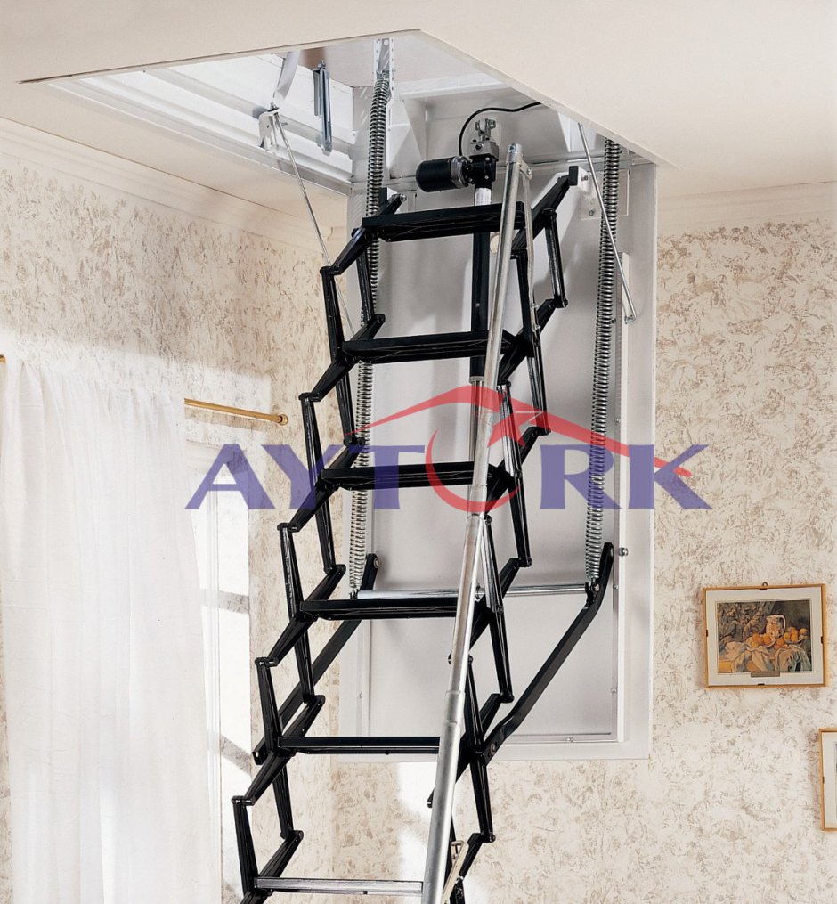 Чердачные люки с выдвижной лестницей