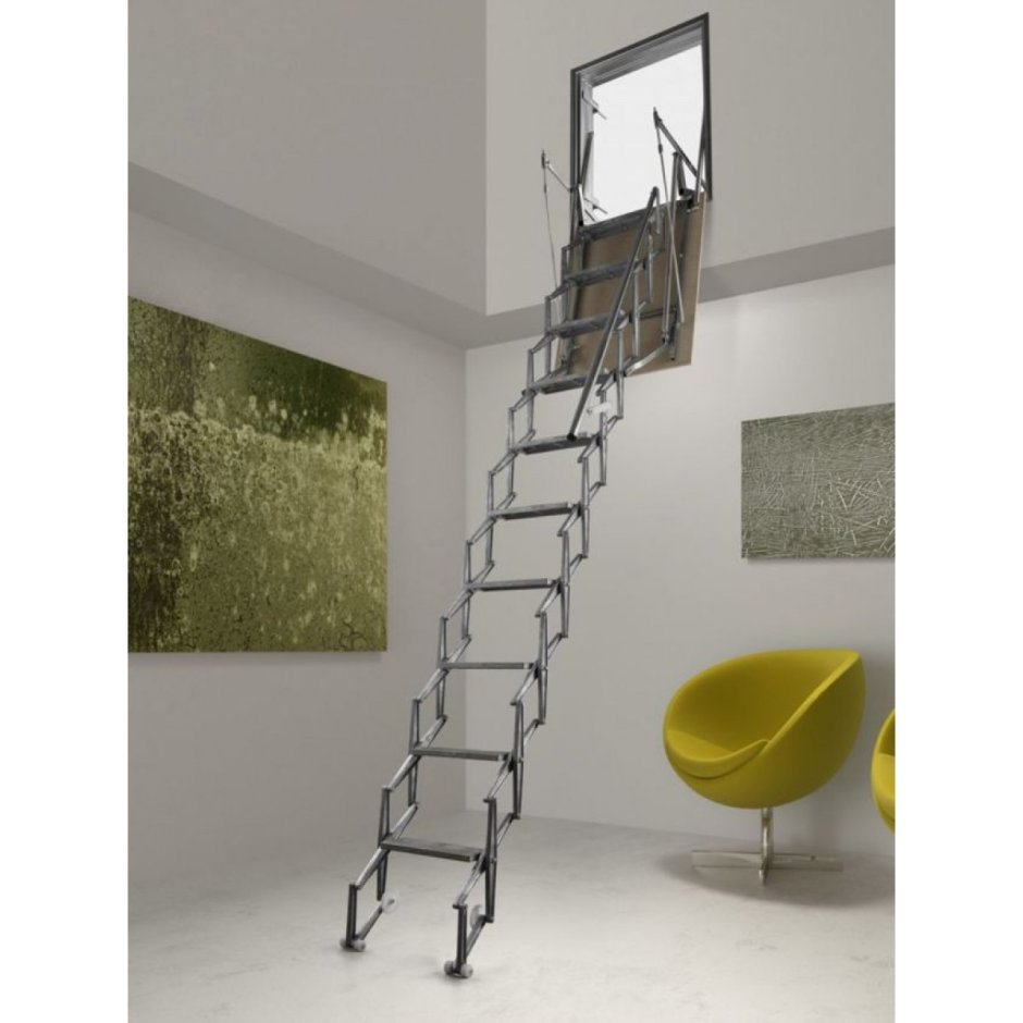 Лестница деревянная откидная