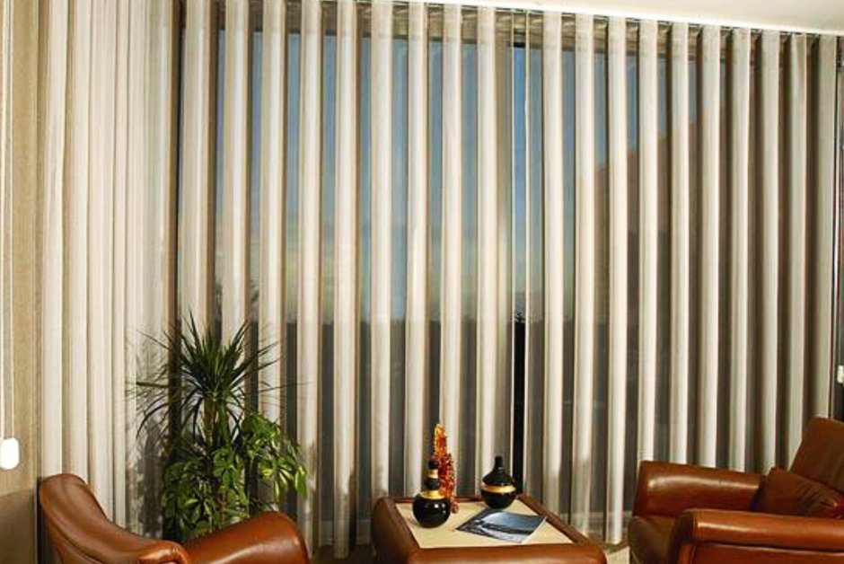 Тюлевые жалюзи вертикальные