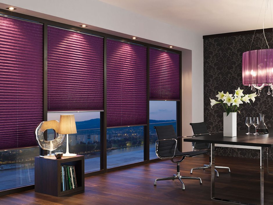 Жалюзи со шторами в студию