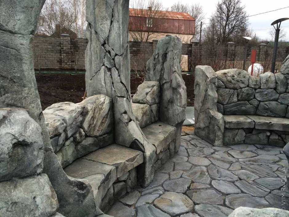 Беседка из артбетона