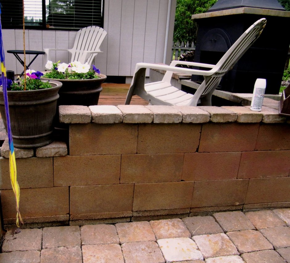 Бетонные блоки для патио