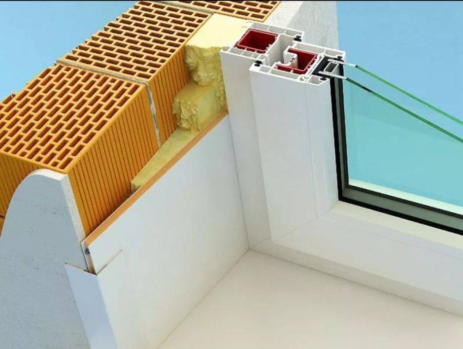 Отделка оконных откосов деревом