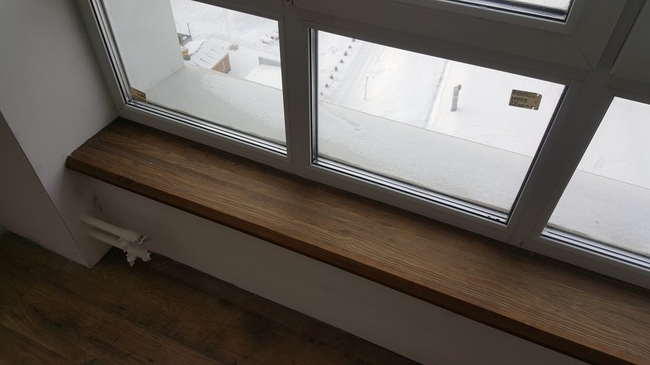 Деревянные подоконники в интерьере