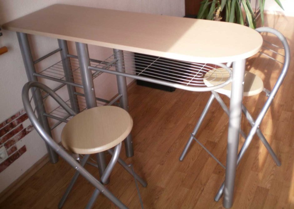 Пристенная барная стойка