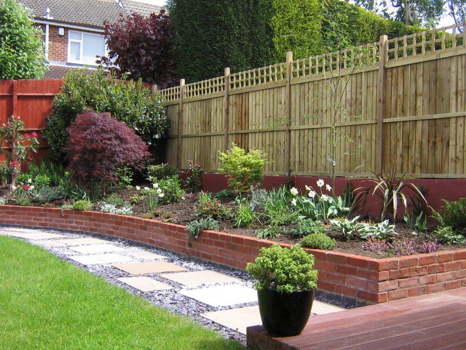 Рабатка бордюр миксбордер