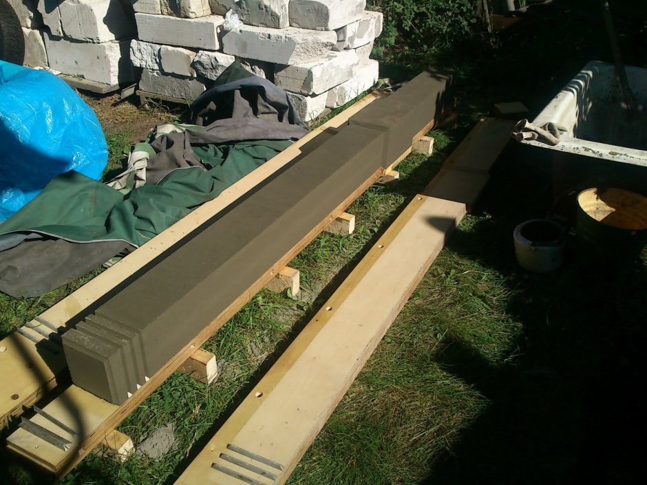 Стеклопластиковая форма для блока