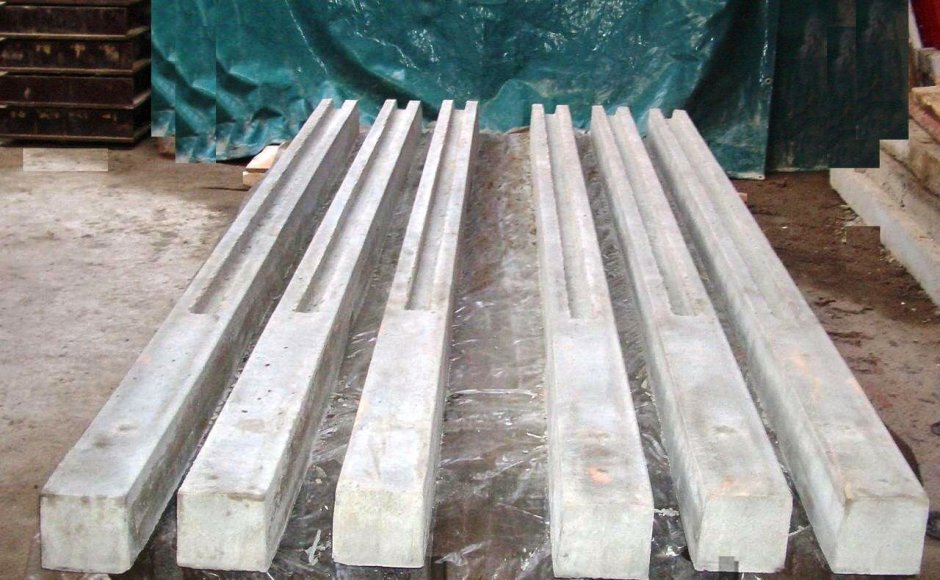 Форма для изготовления столбовых блоков