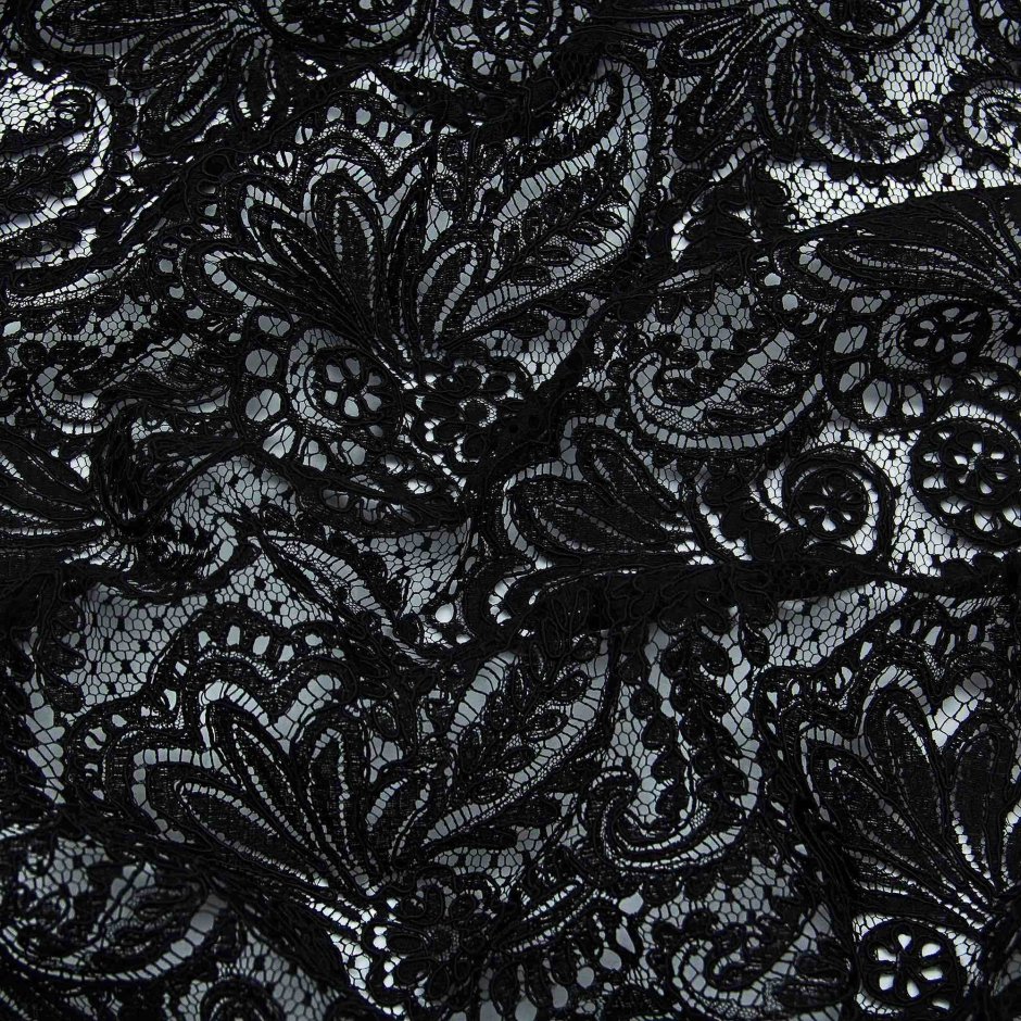 Кружево чёрное