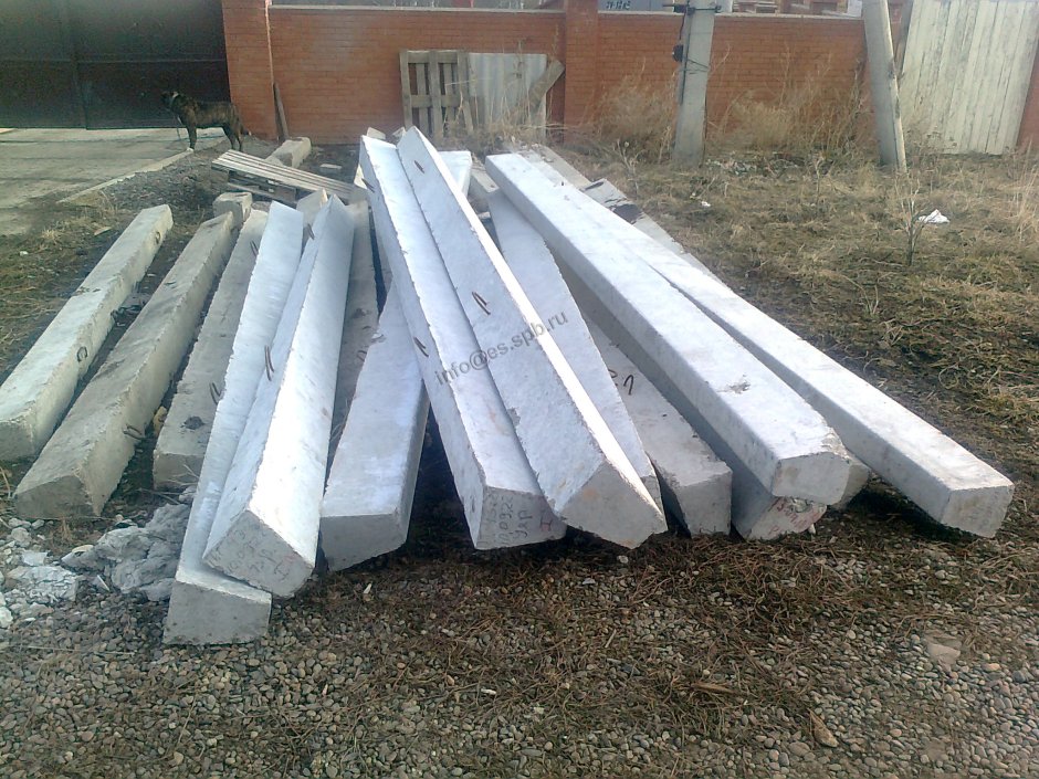 Бетонные столбы для забора