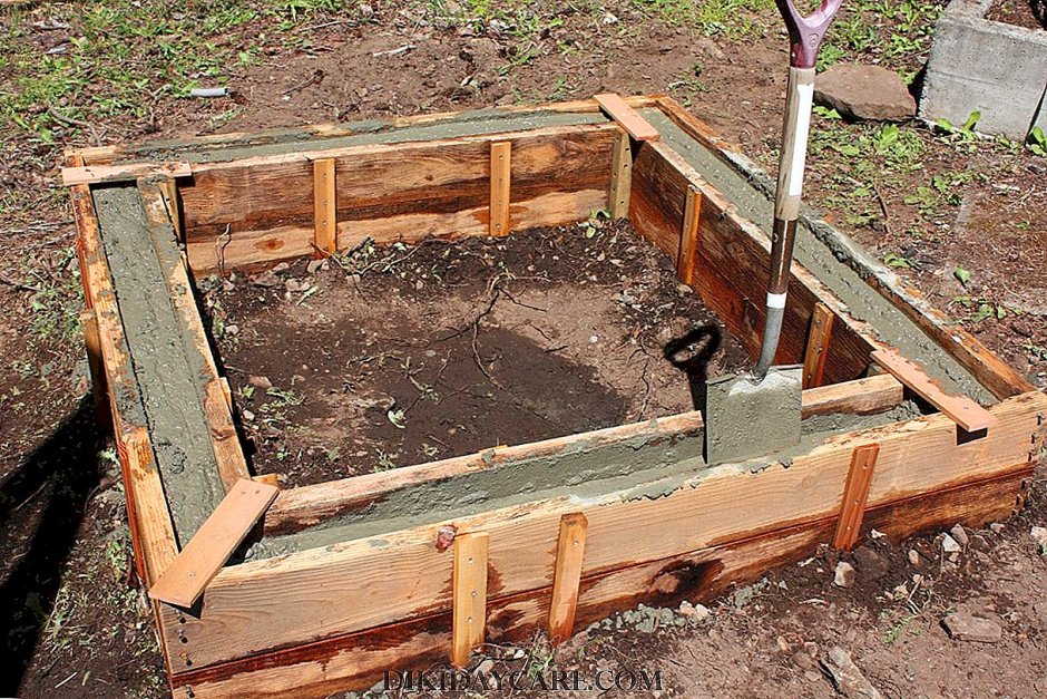 Грядки из блоков