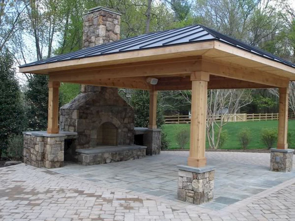 Каменная беседка