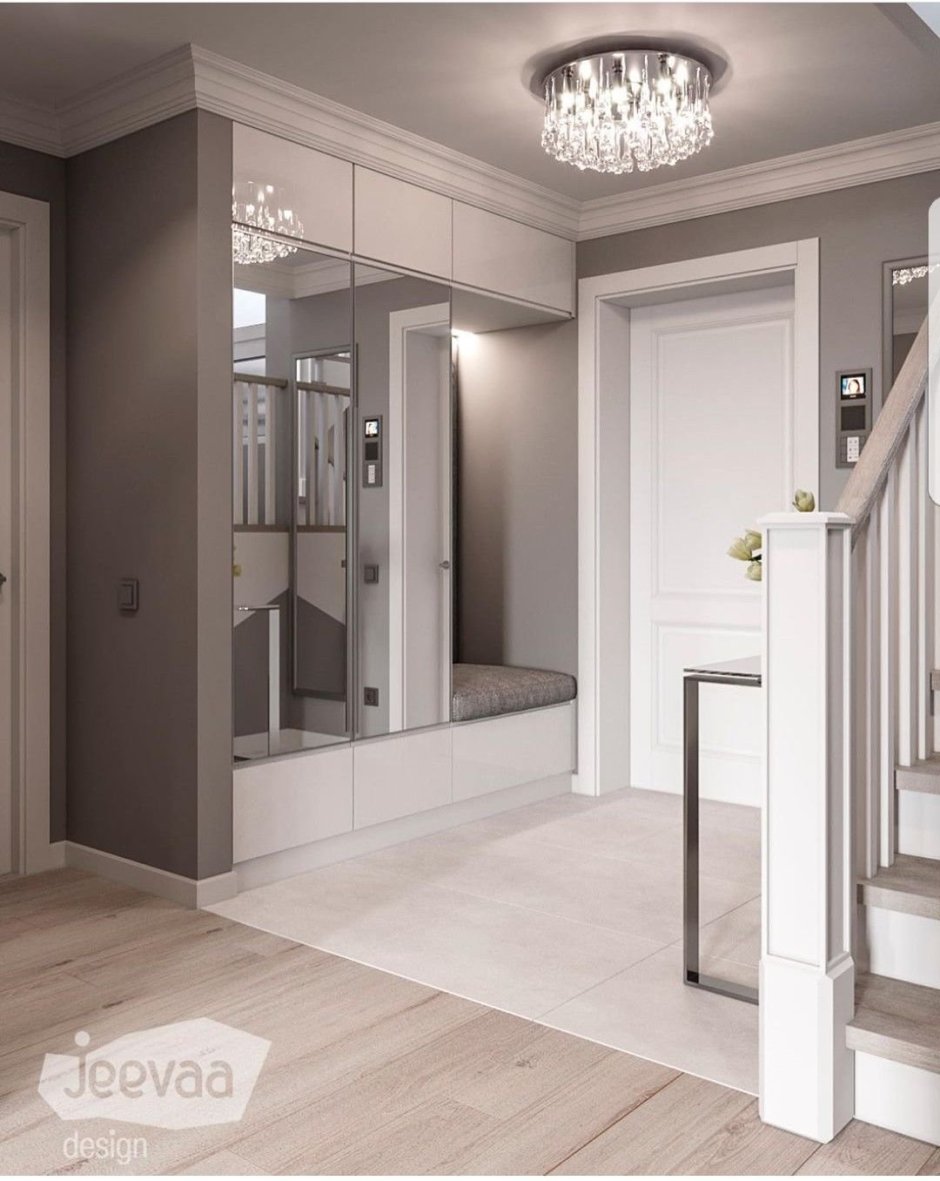 Серая прихожая