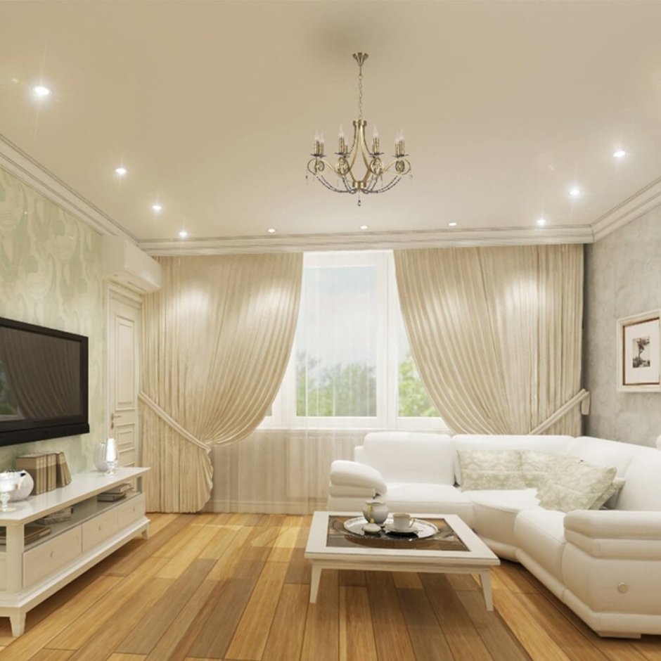 Освещение в гостиной