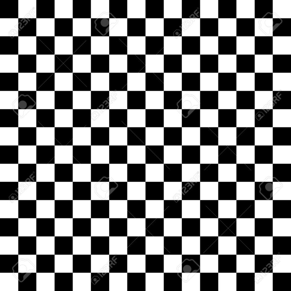 Чёрно белая клетка