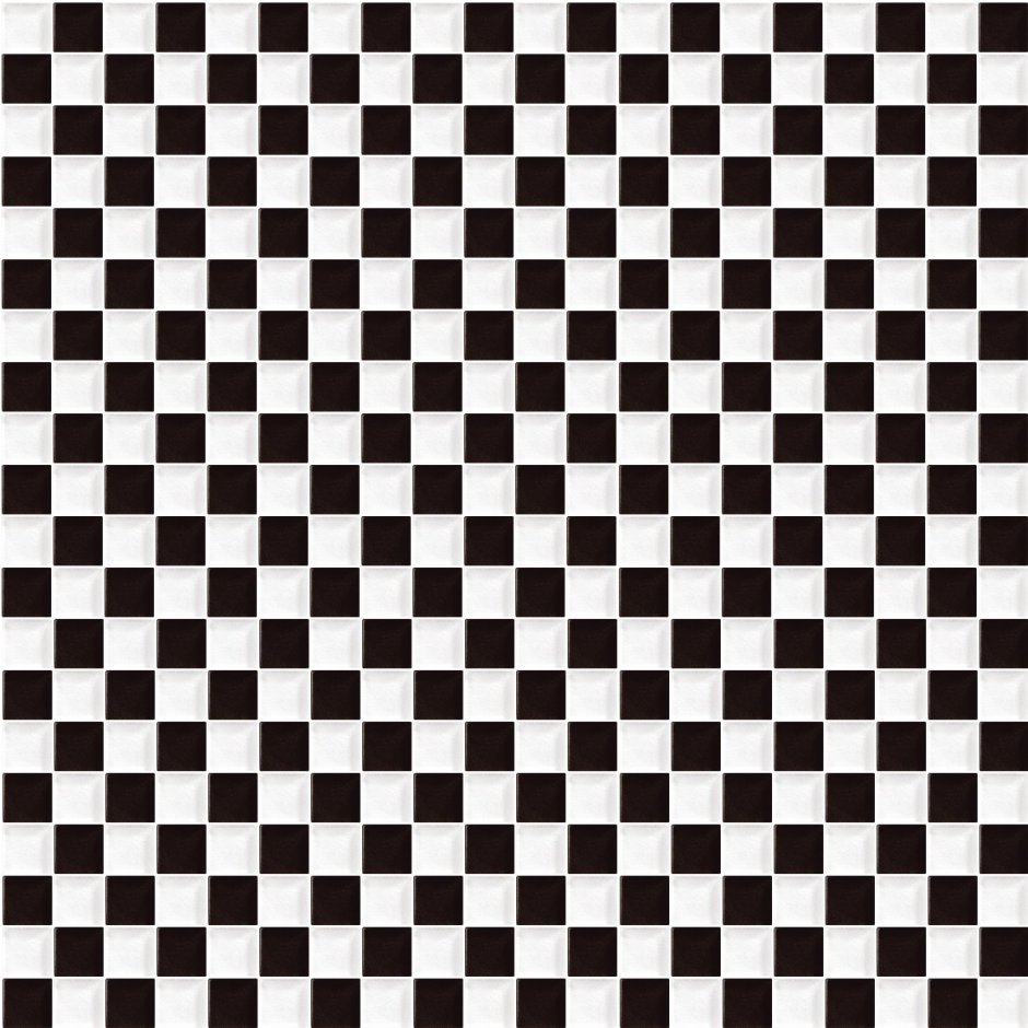 Клеточки черно белые