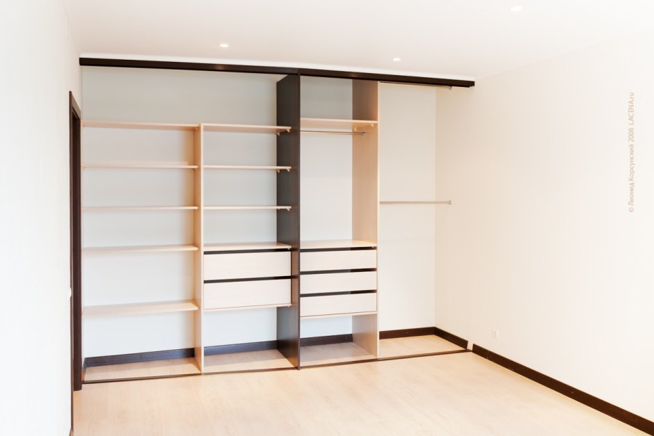 Шкаф купе без стенок