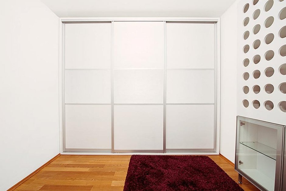 Шкаф купе белый 4х СТВ