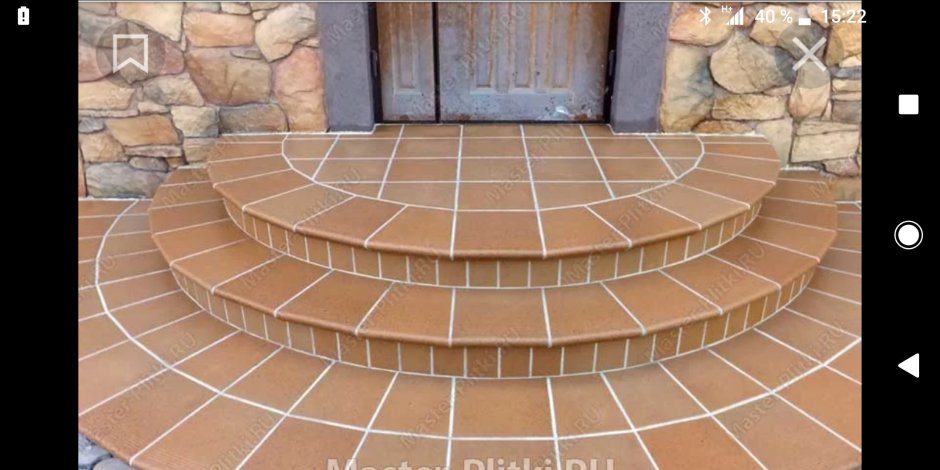 Плитка для круглых ступеней